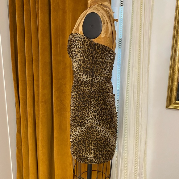 BCBGMaxAnzaria Cheetah Print Minidress - Picture 5 of 6